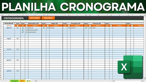 Planilha De Controle De Estudo Para Concurso Em Excel Planilhas The