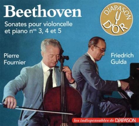 Beethoven Sonatas for Cello and Piano Fournier Gulda La Boîte à