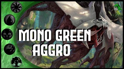 Mono Green Aggro Standard Deck Gameplay Mtg Arena Magic Arena