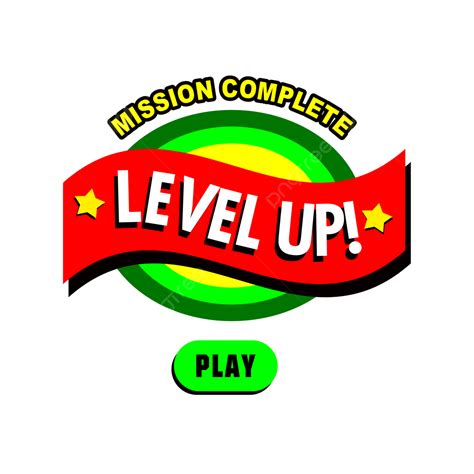 Level Up Clipart Transparent Background Level Up Game Illustration