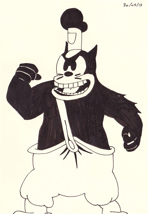 Peg Leg Pete Monochrome By Vadkraam On Deviantart