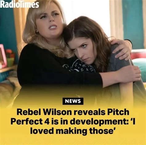 Rebel Wilson Claims Pitch Perfect 4 in development : r/PitchPerfect