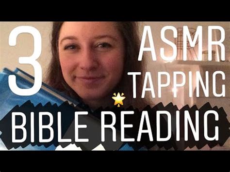 ASMR Bible Reading For Relaxation And Sleep Tapping And Whispers 3