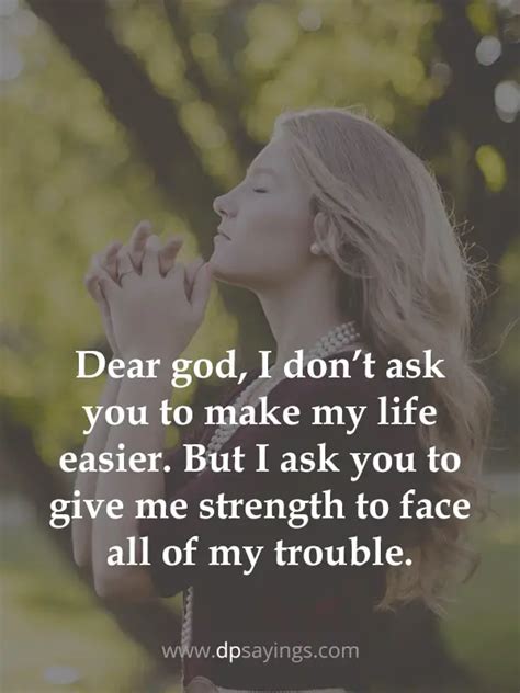 64 God Give Me Strength Quotes To Get Blessed DP Sayings