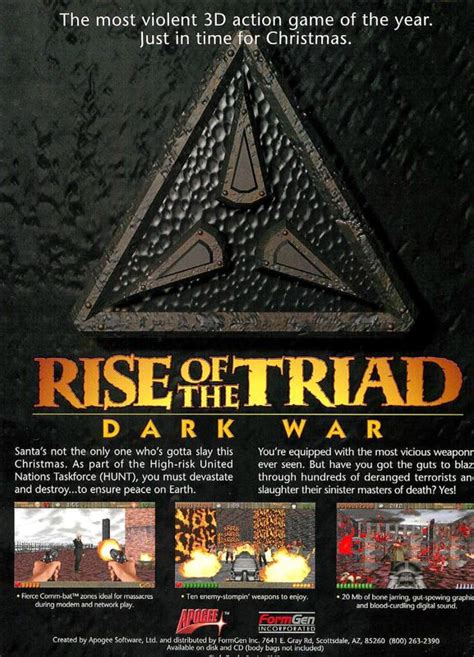 Rise Of The Triad Dark War Promotional Art Mobygames