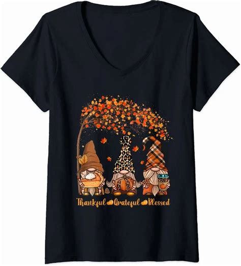 Hot Trending Kiraa Tee With Thankful Grateful Blessed Gnome