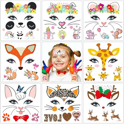 zoo animal face paint 2
