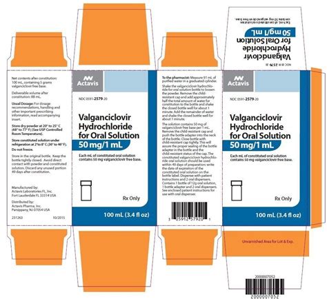 Valganciclovir Solution Fda Prescribing Information Side Effects And