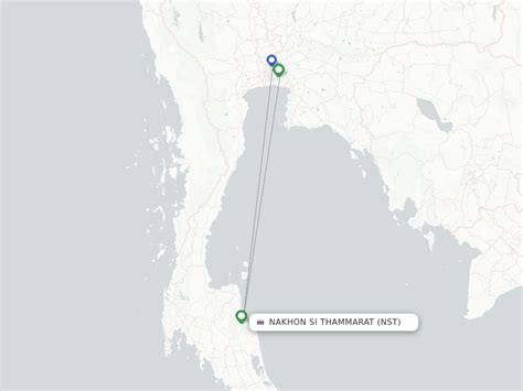 Direct Non Stop Flights From Nakhon Si Thammarat Cha Ian NST