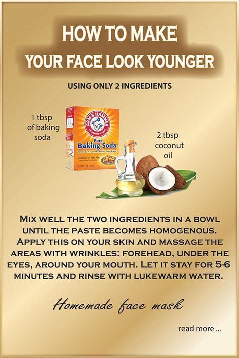 Only Two Natural Ingredients Can Make Your Face Look Younger … | Anti ...