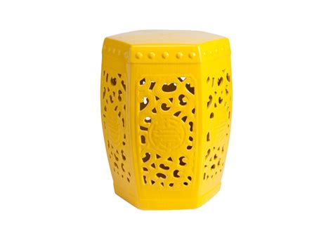 Керамический столик-табурет "design stool" (Xx) желтый керамика ...