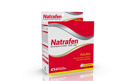 Natrafen 500 Mg Caja 100 Laboratorios Britania