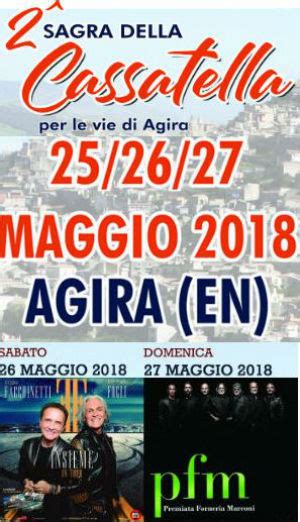 Agira Sagra Della Cassatella Happy Weekend Al Sicilia Outlet Village