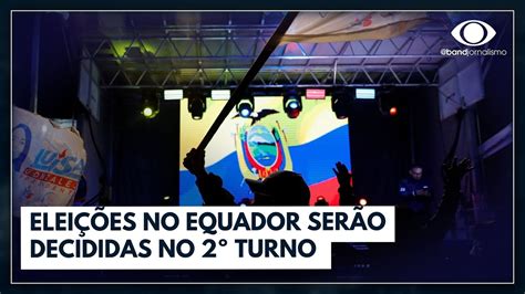 Elei Es No Equador Ser O Decididas No Turno Jornal Da Noite Youtube