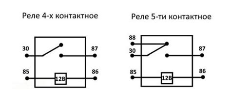 Сопротивление обмотки реле 12в
