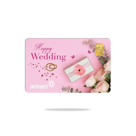 Jual EMAS ANTAM LM GIFT SERIES HAPPY WEDDING 0 5 GRAM Shopee Indonesia