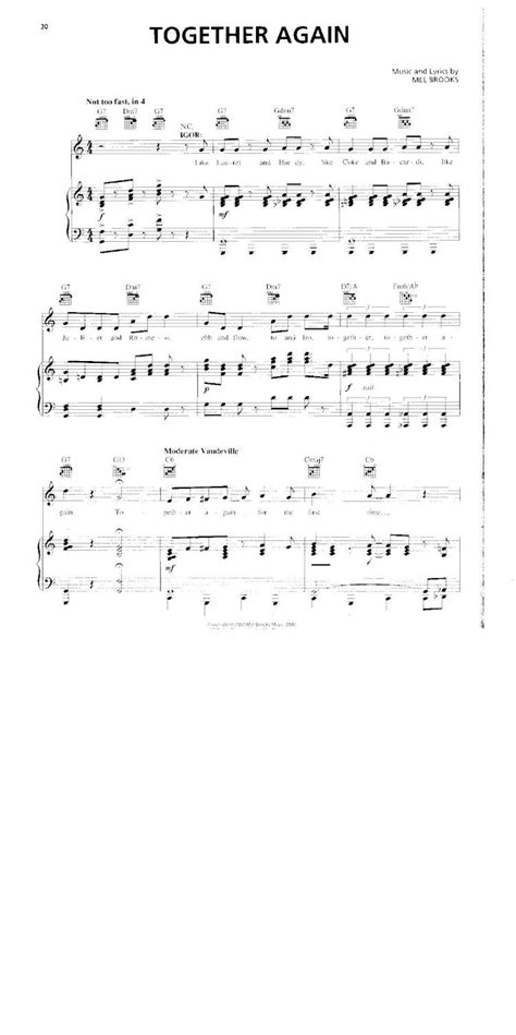 (PDF) Together again sheet music - DOKUMEN.TIPS