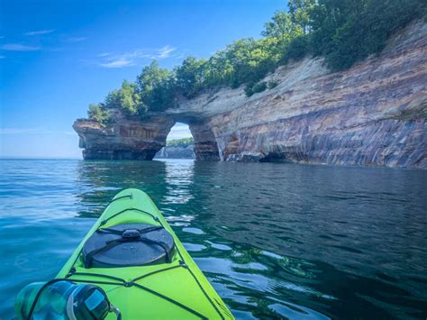 Kayaking Pictured Rocks - Go See Do Explore