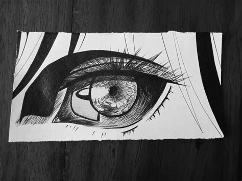 Tried to draw gojo eye and this is what I could do in 1 hour : r ...