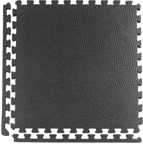 Buy Greatmats Home Gym Floor Tiles 2x2 Ft Pebble Top 15 Pack Black