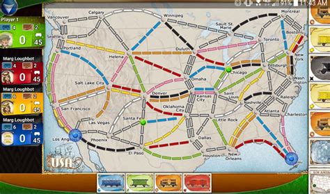 Ticket to Ride App Map - One Board Family