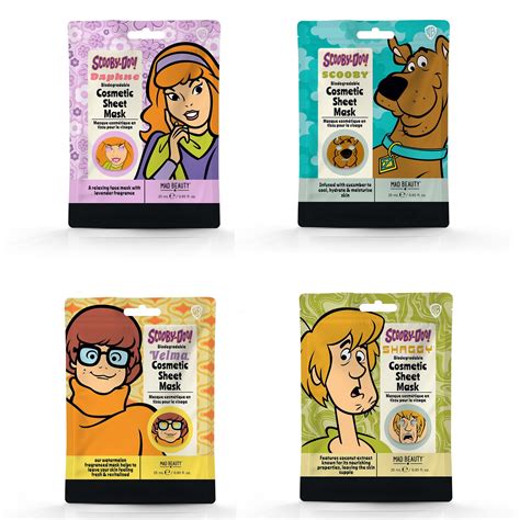 Warner Brothers Scooby Doo Cosmetic Sheet Masks - Warner from Mad ...