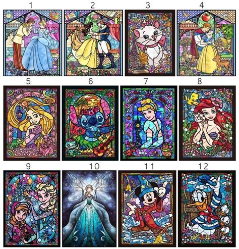 5D Diamond Painting Princess Diamond Cartoon Disney Mickey Etsy