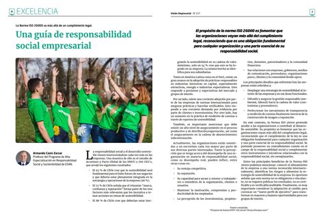 Una Guía De Responsabilidad Social Empresarial Conexión Esan