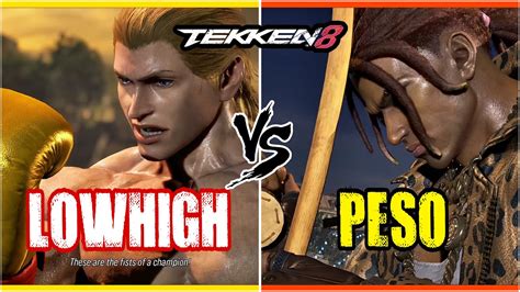 Tekken Lowhigh Steve Fox Vs Peso Eddy Gordo Tekken High