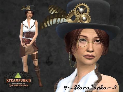 Starafankas Steampunked Briseida Gibson In 2024 Sims Sims 4 Sims