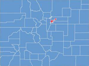 Denver County Map, Colorado - US County Maps