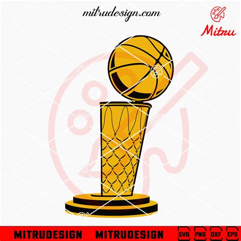 NBA Finals Championship Trophy SVG, Basketball Champion SVG, PNG, DXF ...