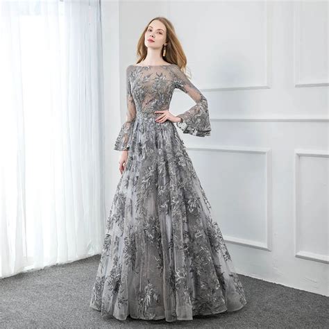 Gray Evening Gowns