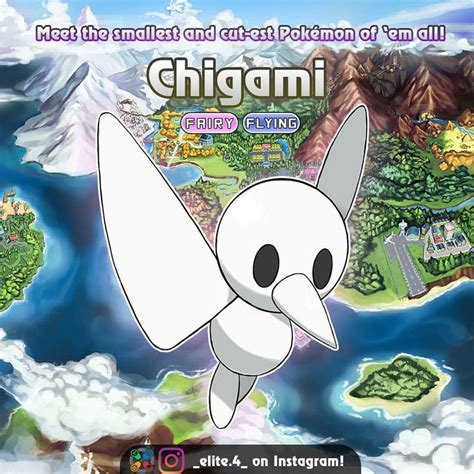 Chigami is for sure one of the smallest Pokémon, it may look cute and frail, since its skin is ...