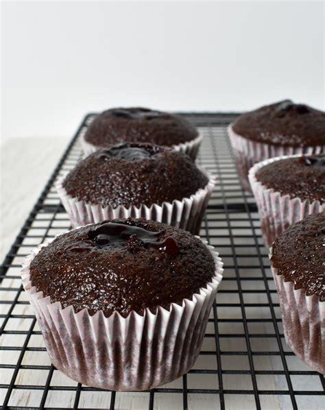 Chocolate Cupcakes With Little Beauties Boysenberry Buttercream — Megan