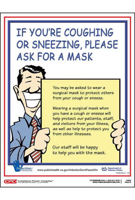 Cover Cough Mask Sign Printable