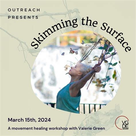 Outreach Skimming The Surface Workshop Valerie Green