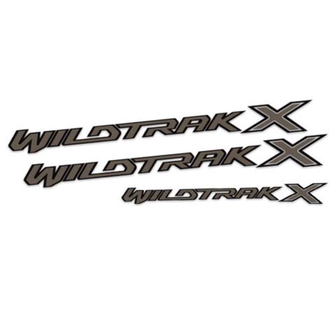 WILDTRAK X DOOR TAILGATE DECAL SET PX3 2021 FORD RANGER DARK