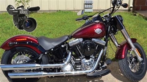 Harley Davidson Softail Slim 2014 Mysterious Red Sunglo Fls Youtube