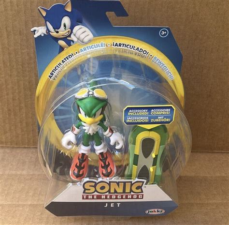 Mavin | Jakks Pacific Sonic the Hedgehog 4” Jet the Hawk Action Figure ...