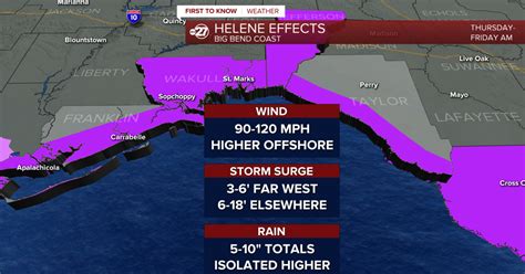 Zone By Zone Impact Forecasts From Helene