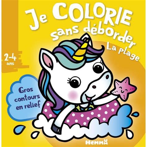 Bloc De Coloriages Hemma Je Colorie Sans Deborder La Plage