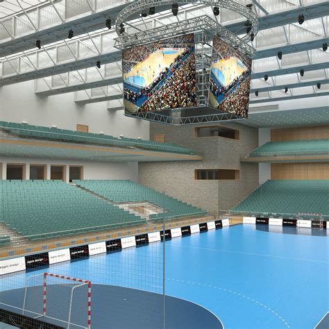 Handball arena model - TurboSquid 1539970