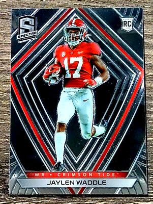 Jaylen Waddle Rc Panini Chronicles Spectra Draft Picks Rookie