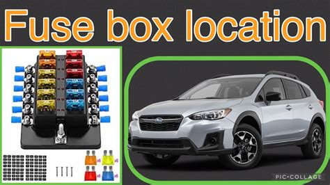 The Fuse Box Location On A Subaru Crosstrek Youtube