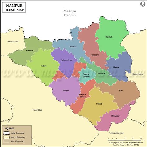 Nagpur District Map With Taluka Brandy Tabbitha