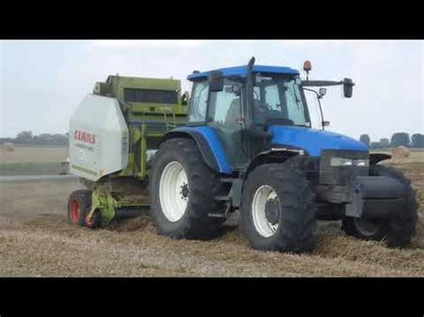 Prasowanie słomy New Holland TM 165 Gr Chotel YouTube