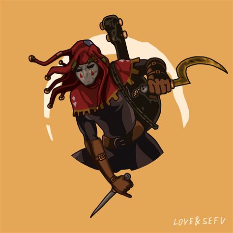The Jester, made in the style of Shadow Fight 2 character icons : r