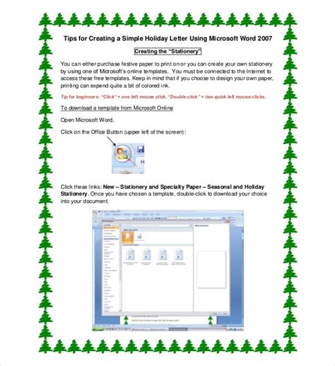 Holiday Letter Template – 14+ Free Word, PDF, PSD, Format Download