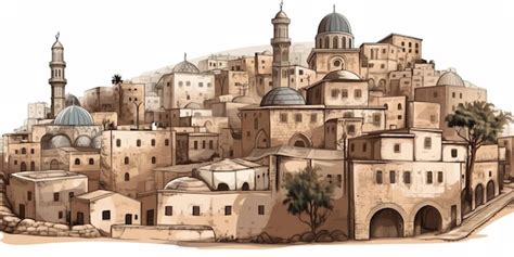 Premium Photo Clipart Traveling Jerusalem City